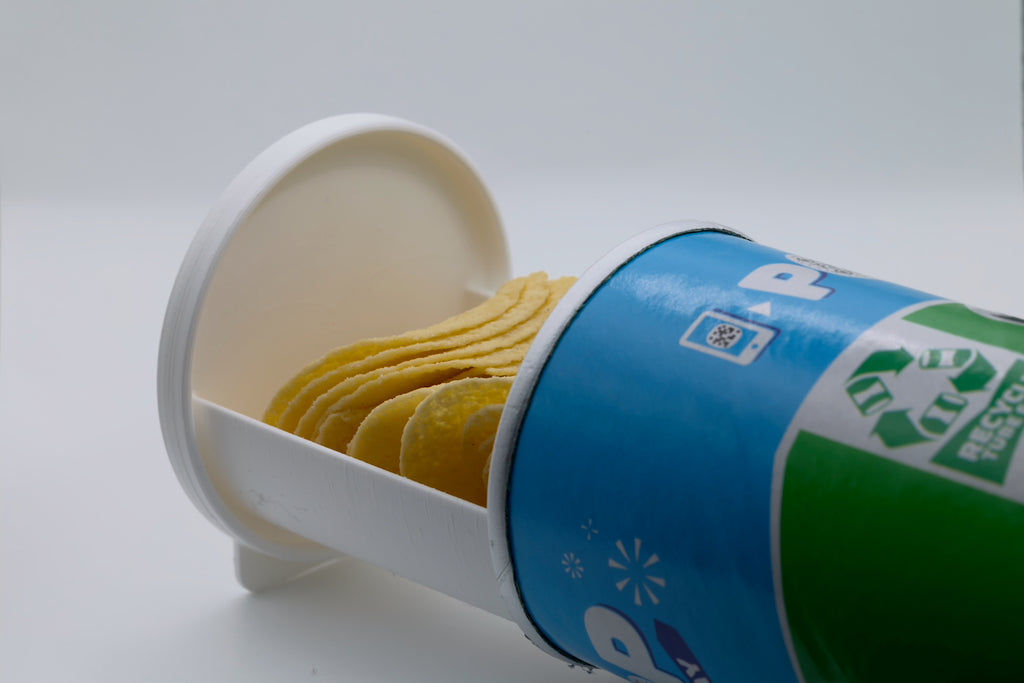 Pringles tube tray lid