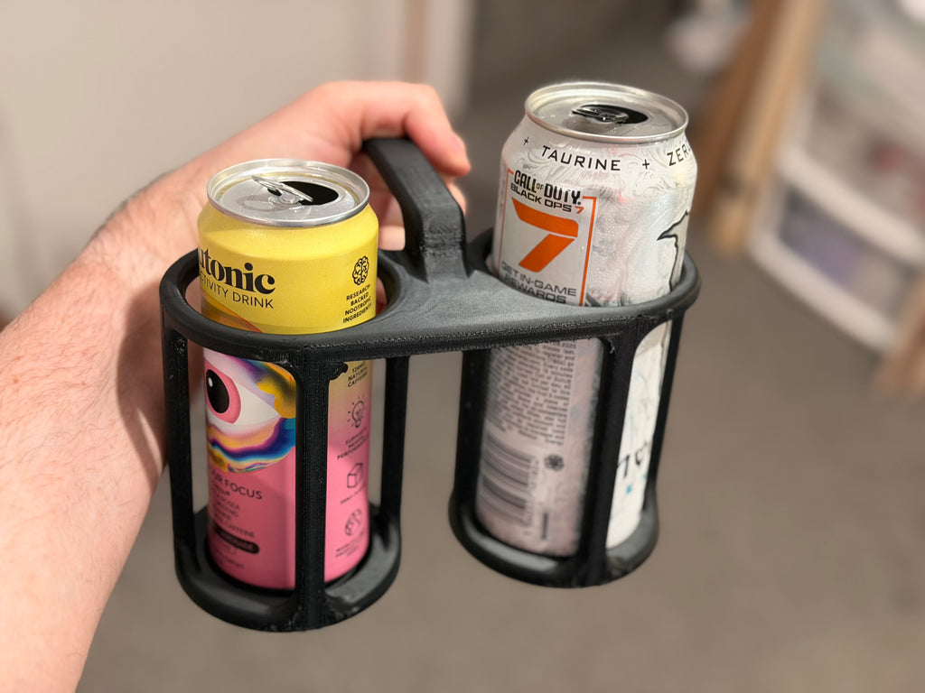 Dual drink can holders for Peloton Bike+
