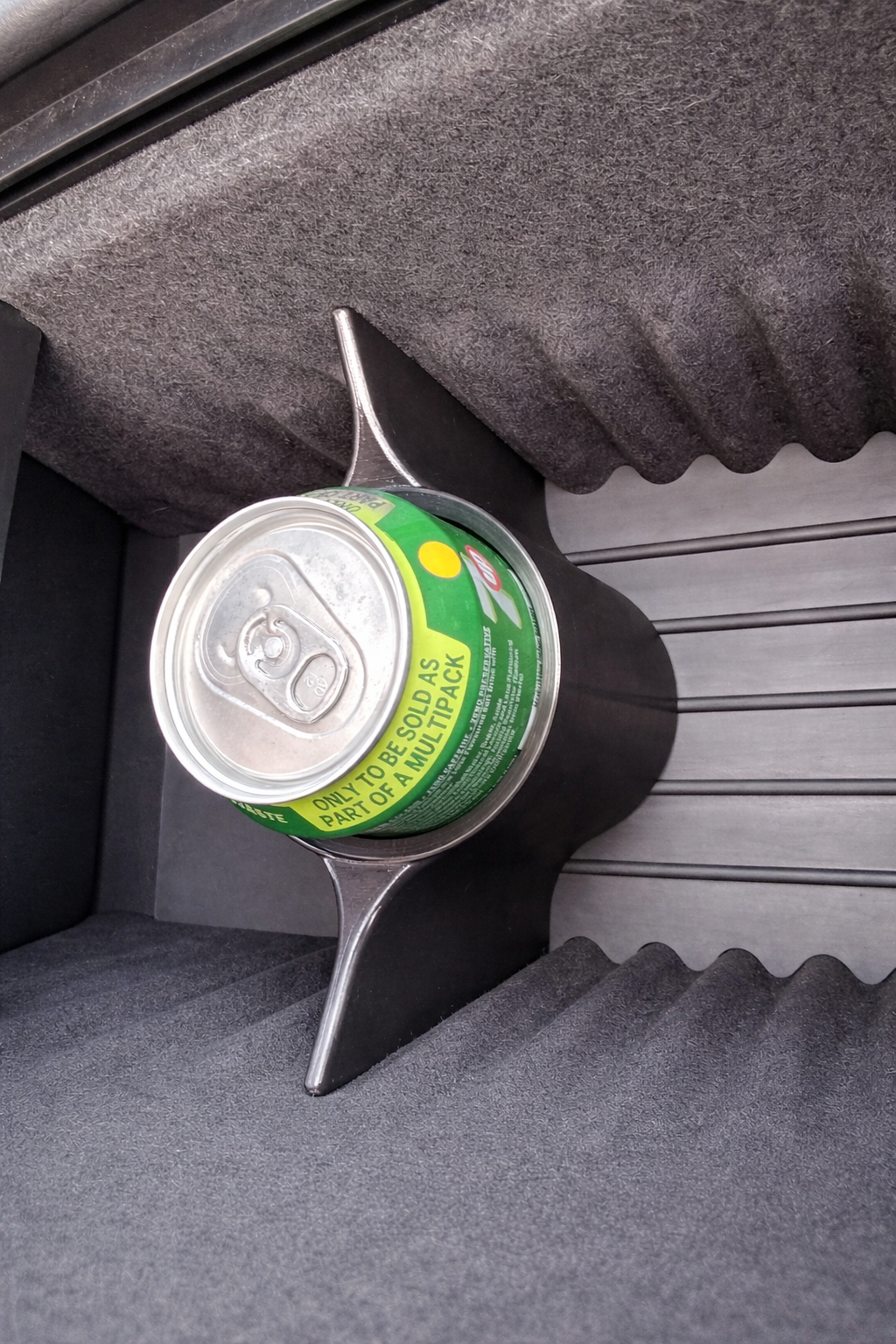 Tesla Model S centre console can holder